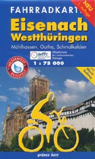 Fahrradkarte Eisenach - Westthüringen Fahrradkarte Eisenach - Westthüringen