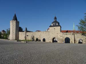 Mühlhausen Stadtmauer mit Frauentor