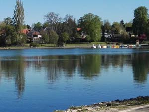 Schwanenteich in Mühlhausen Schwanenteich in Mühlhausen